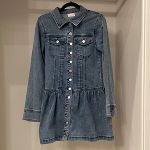 Pink Lily small denim dress.  Like new